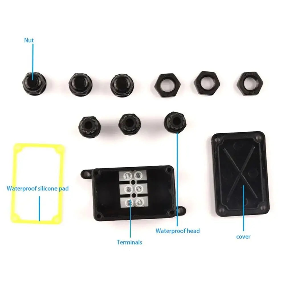 IP66 Waterproof Junction Box 450V 2-Way Cable Connector
