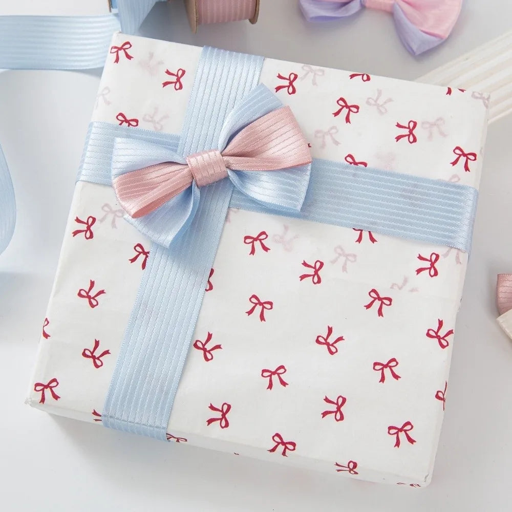 2.5cm Double-Sided Satin Ribbon – DIY Gift Wrap & Bowknots Satin Craft Ribbon Nixie