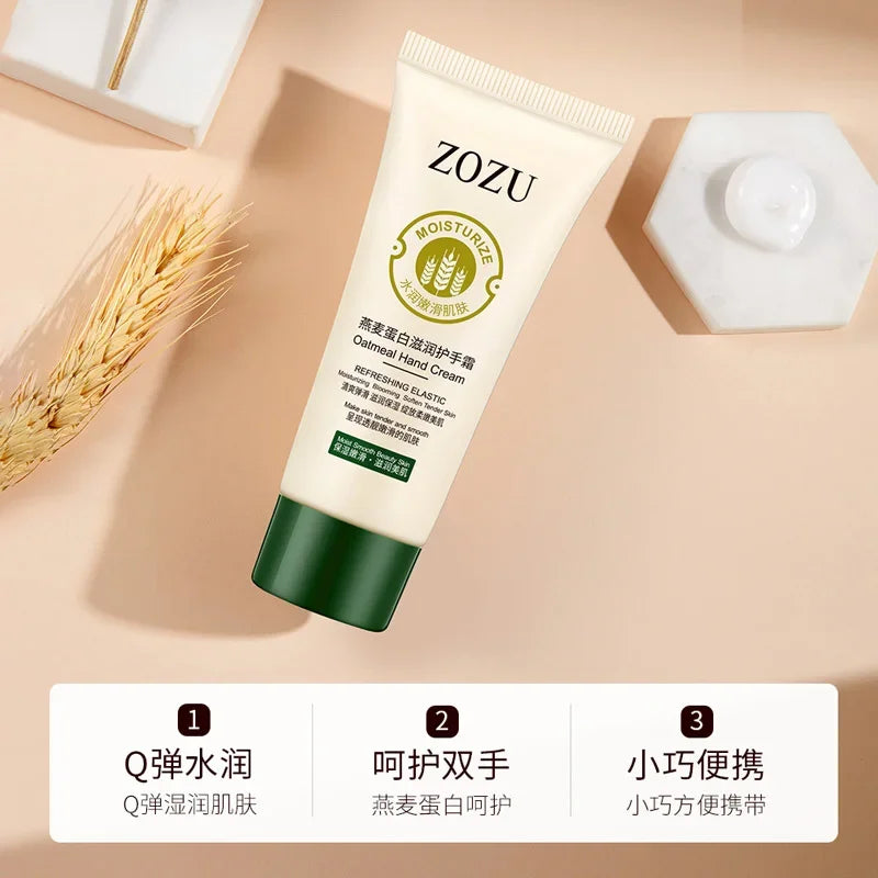 Oatmeal Protein Hand Cream – Moisturizing & Nourishing 60g Hand Cream Nixie