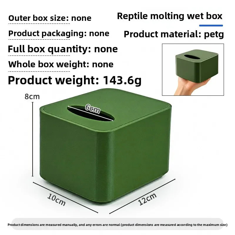 Reptile Humid Hide Cave for Gecko, Skink & Uromastyx | ExuRealm Reptile Humid Hide Nixie Reptile Molting Wet
