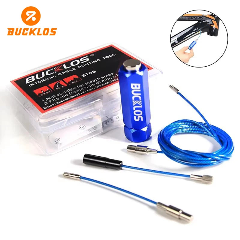 BUCKLOS Internal Bike Cable Routing Tool – MTB & Road Frames Bike Cable Routing Tool Nixie
