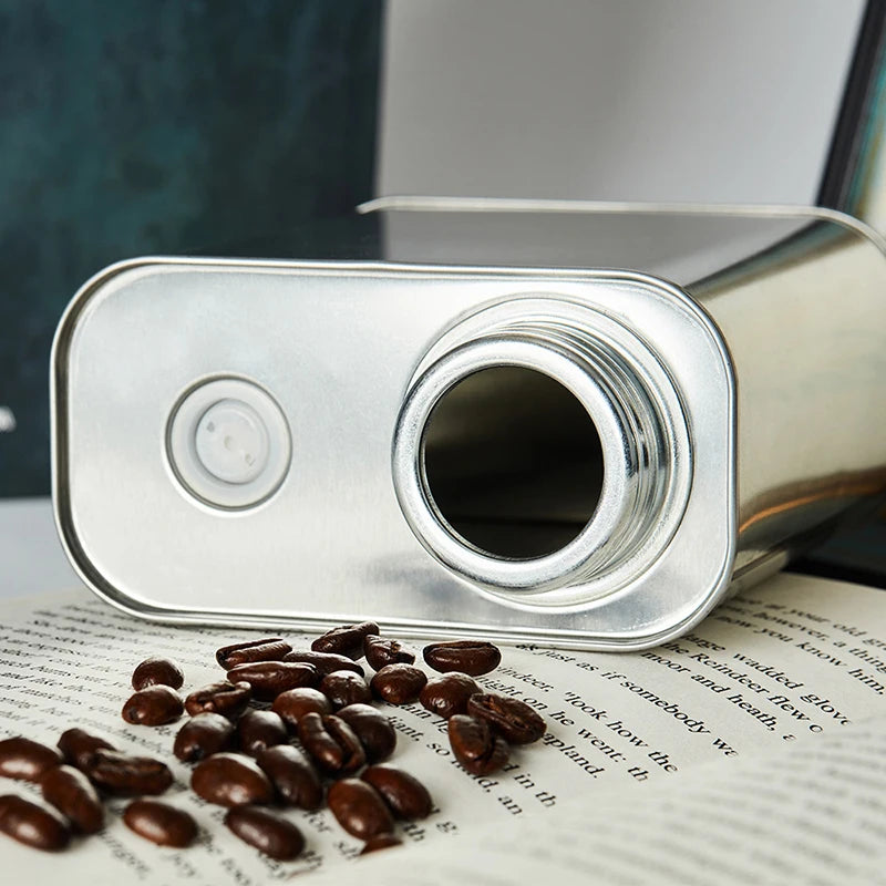 Airtight Coffee Bean Storage Tin – Food-Grade 150g Canister