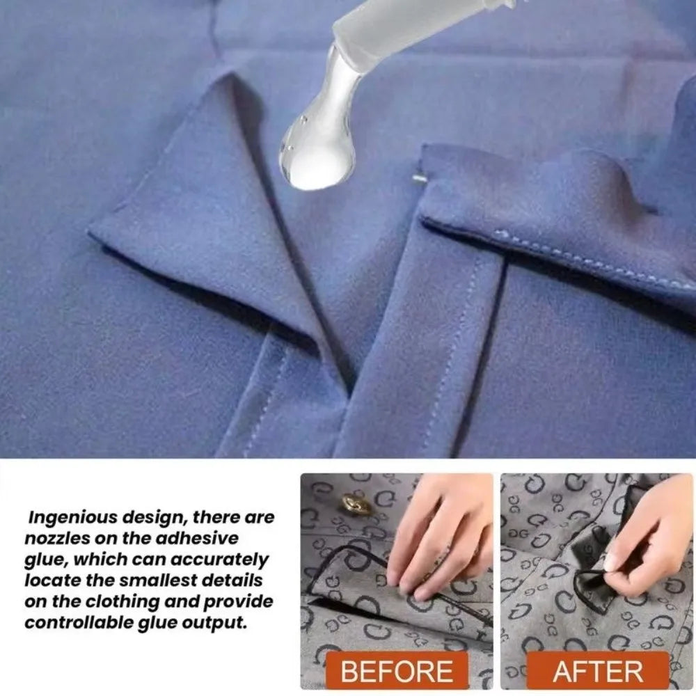 Waterproof Fabric Patching Glue – Clear Quick-Dry Adhesive 50ml