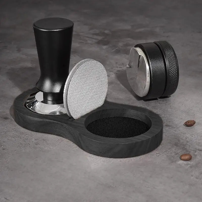Silicone Coffee Tamper Mat Double Slot – 51/53/58mm Espresso Espresso Tamper Mat Nixie