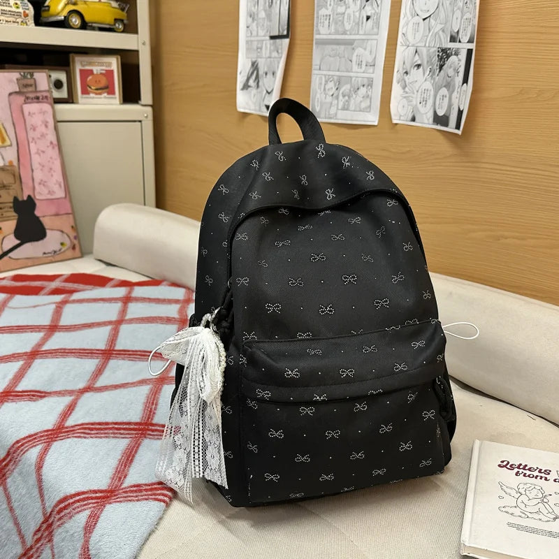 Korean Style Casual Backpack – Large Capacity Lightweight School Bag Student Backpack Nixie