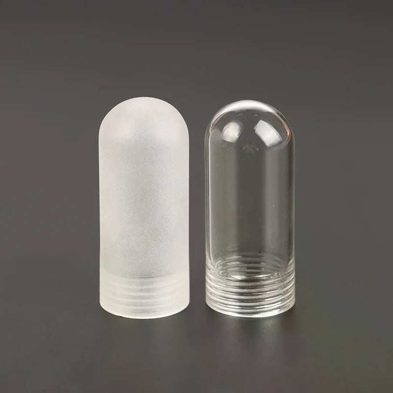G9 Threaded Neck Glass Lamp Shade – Frosted & Clear Cover Glass Lamp Shade Nixie