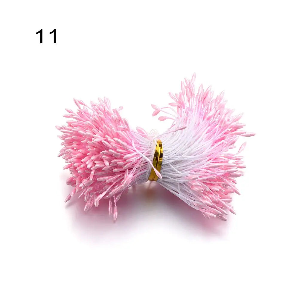 400pcs Double Head Flower Stamens DIY Floral Craft Pistil Floral Craft Supplies Nixie -11
