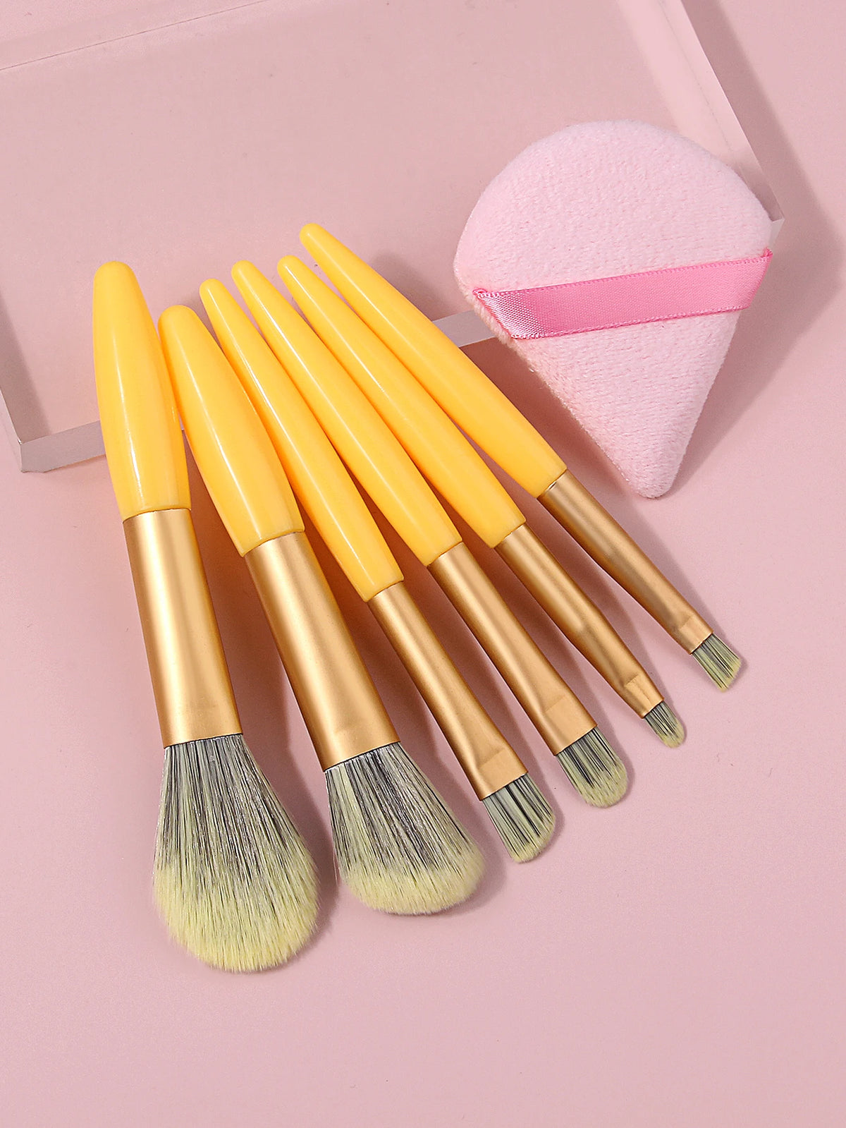 7-Piece Mini Soft Makeup Brush Set – Foundation & Blush Brushes Makeup Brush Set Nixie