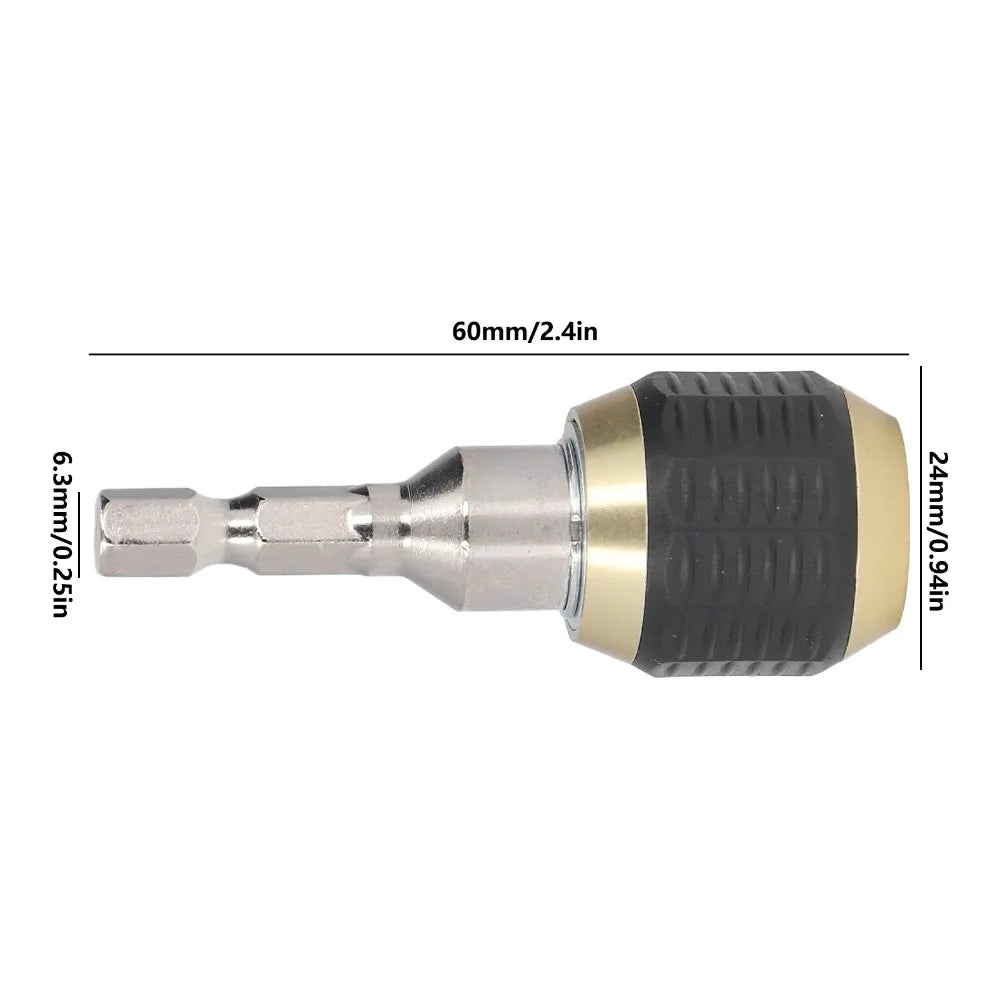 60mm Self-Locking Quick Release Drill Bit Chuck Adapter