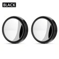 360° HD Circular Car Blind Spot Mirrors – 2-Piece Set Car Blind Spot Mirror Nixie black