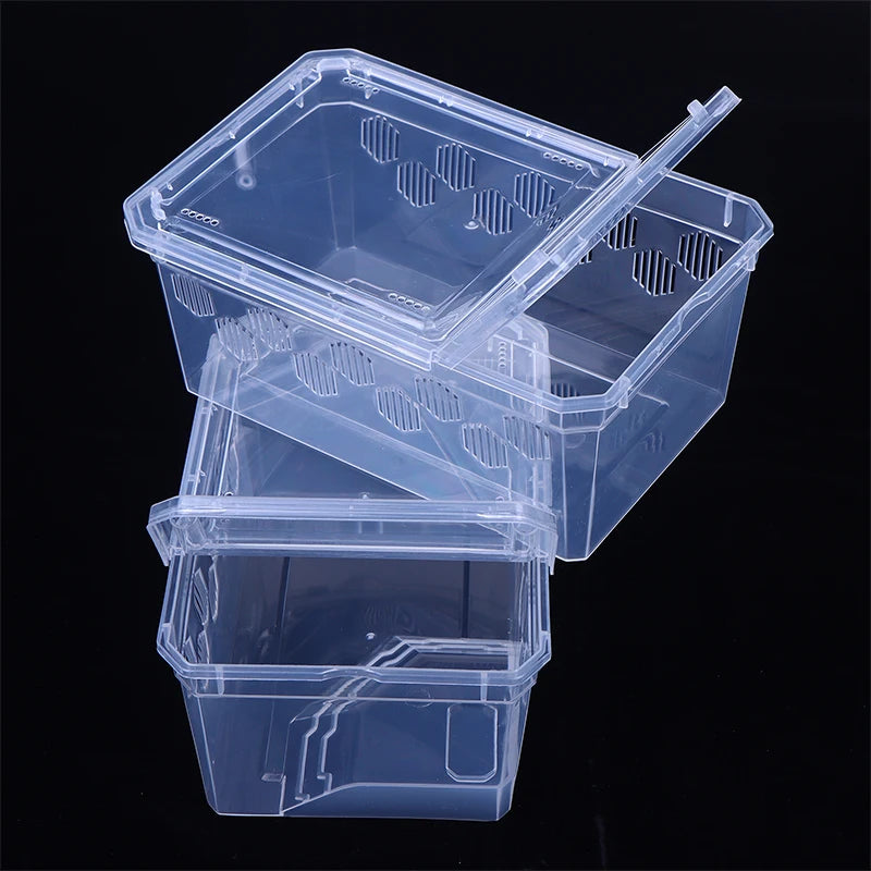 Reptile Breeding Box – Clear Vivarium Tank for Lizards & Spiders Reptile Breeding Box Nixie