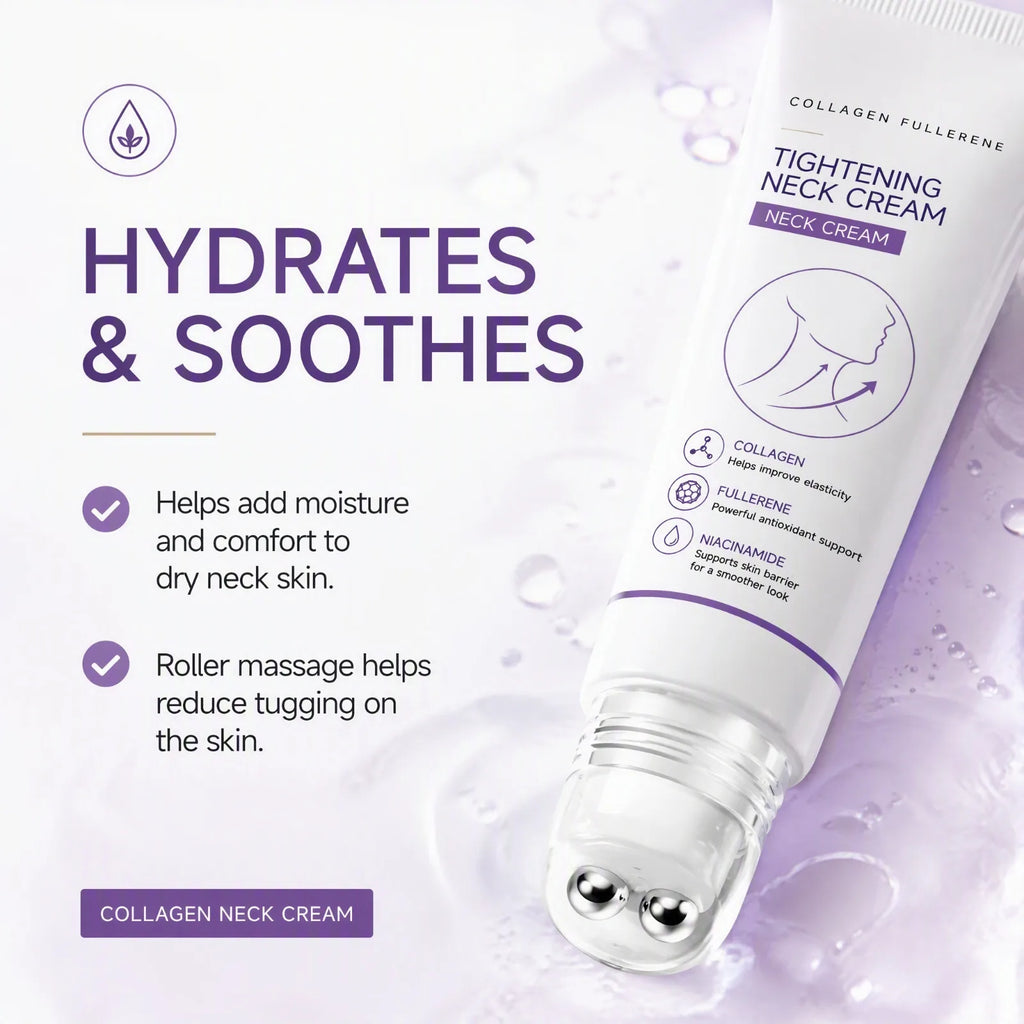 Fullerene Collagen Neck Cream – Hydrating Neck Skincare Neck Cream Nixie