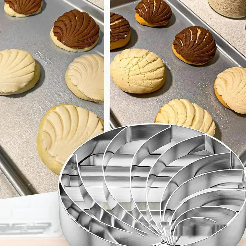 Pig Cookie Cutter Set & Concha Bread Mold – Stainless Steel Cookie Cutter Set Nixie