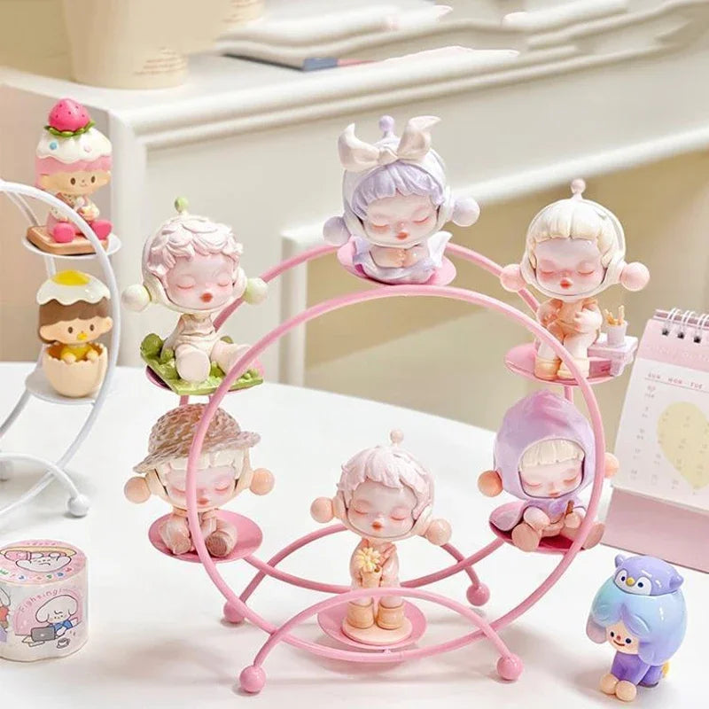 Metal Ferris Wheel Doll Display Stand | Blind Box Storage Doll Display Stand Nixie
