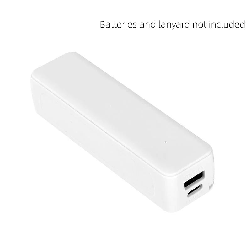 DIY 21700 Power Bank Case Kit – Type-C 5V1A Solder Free DIY Power Bank Kit Nixie white 1A