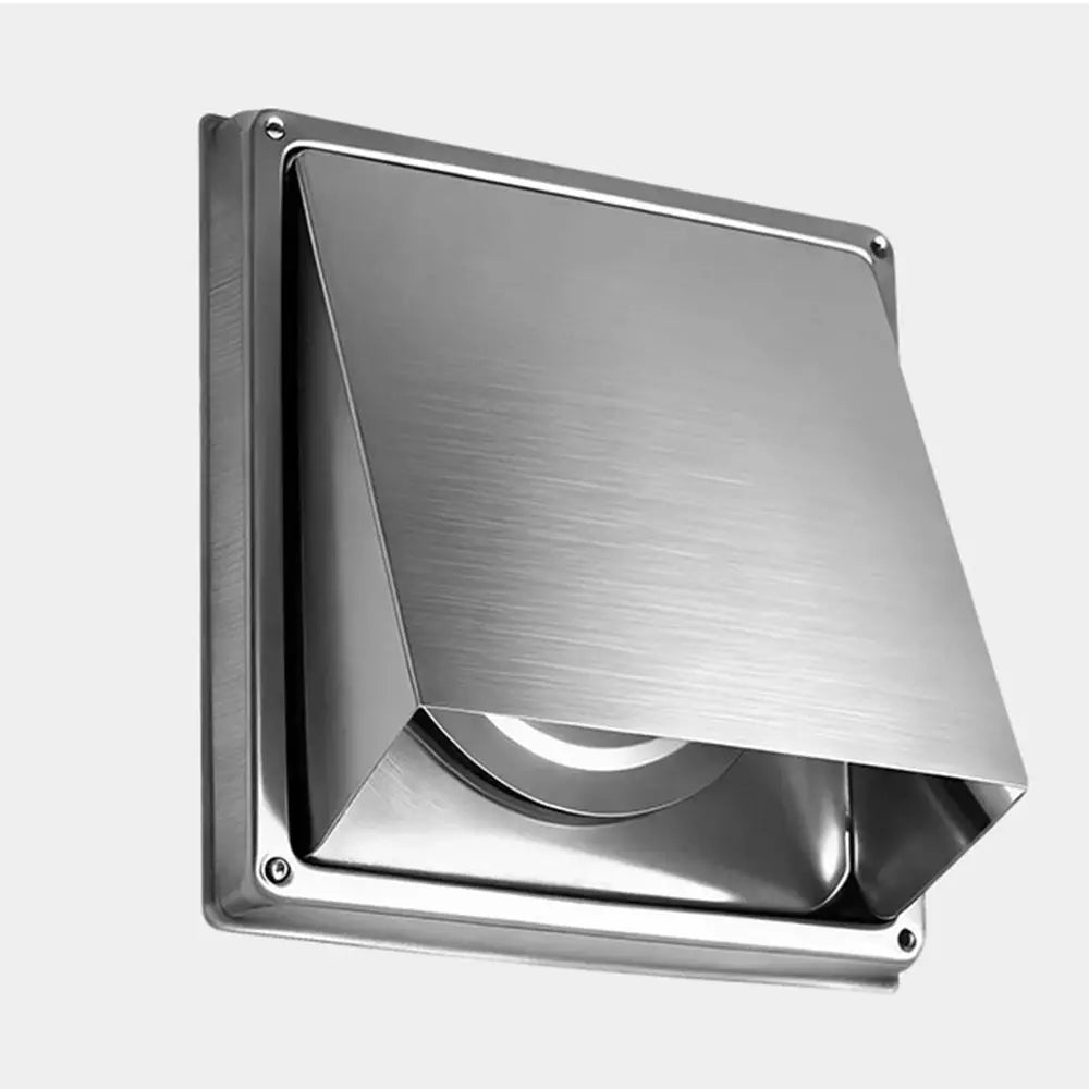 Square Stainless Steel Air Vent 4" 5" 6" – Ducting Outlet Cover Ventilation Vent Cover Nixie