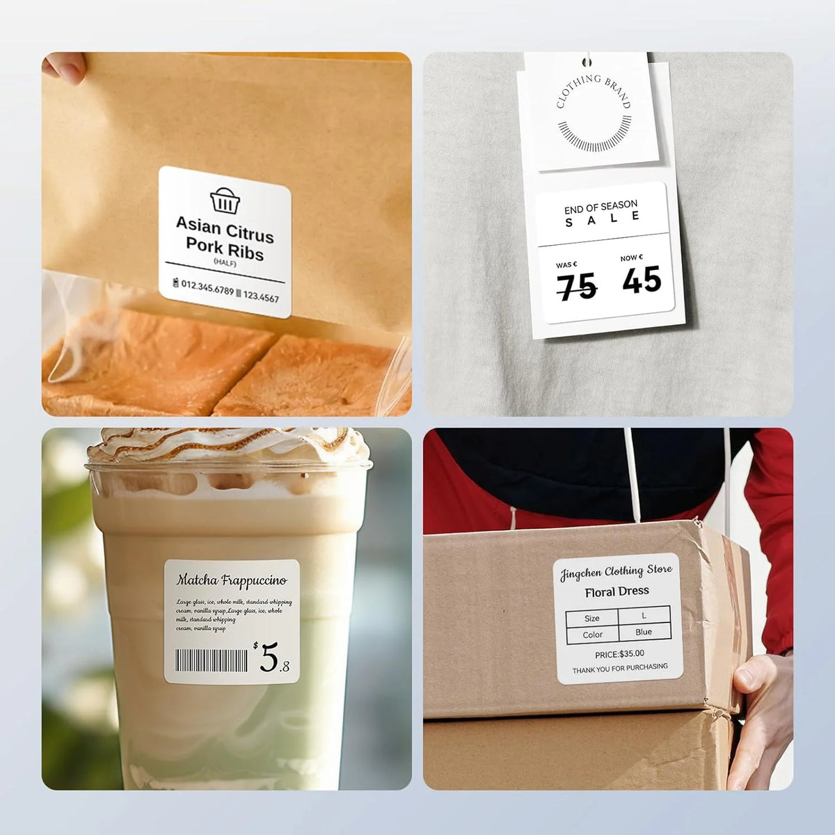 Niimbot B21/B1/B3S/B31 Waterproof Thermal Label Stickers Thermal Label Paper Nixie