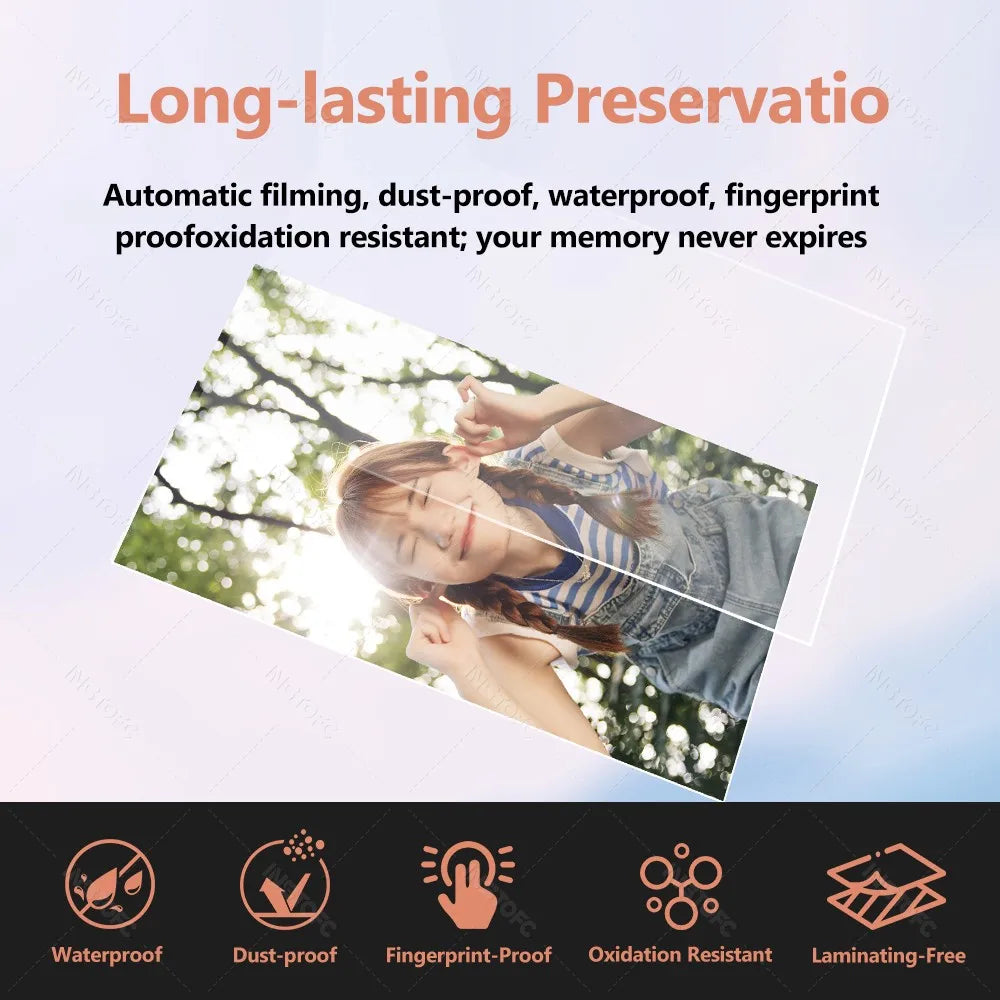 HPRT CP4100 Wireless 4x6 Photo Printer | Sublimation 300dpi Photo Printer Nixie