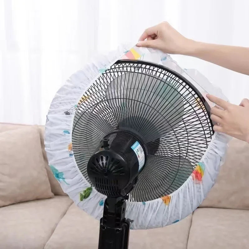 Round Head Electric Fan Dust Cover – Dustproof & Waterproof Fan Protective Cover Nixie