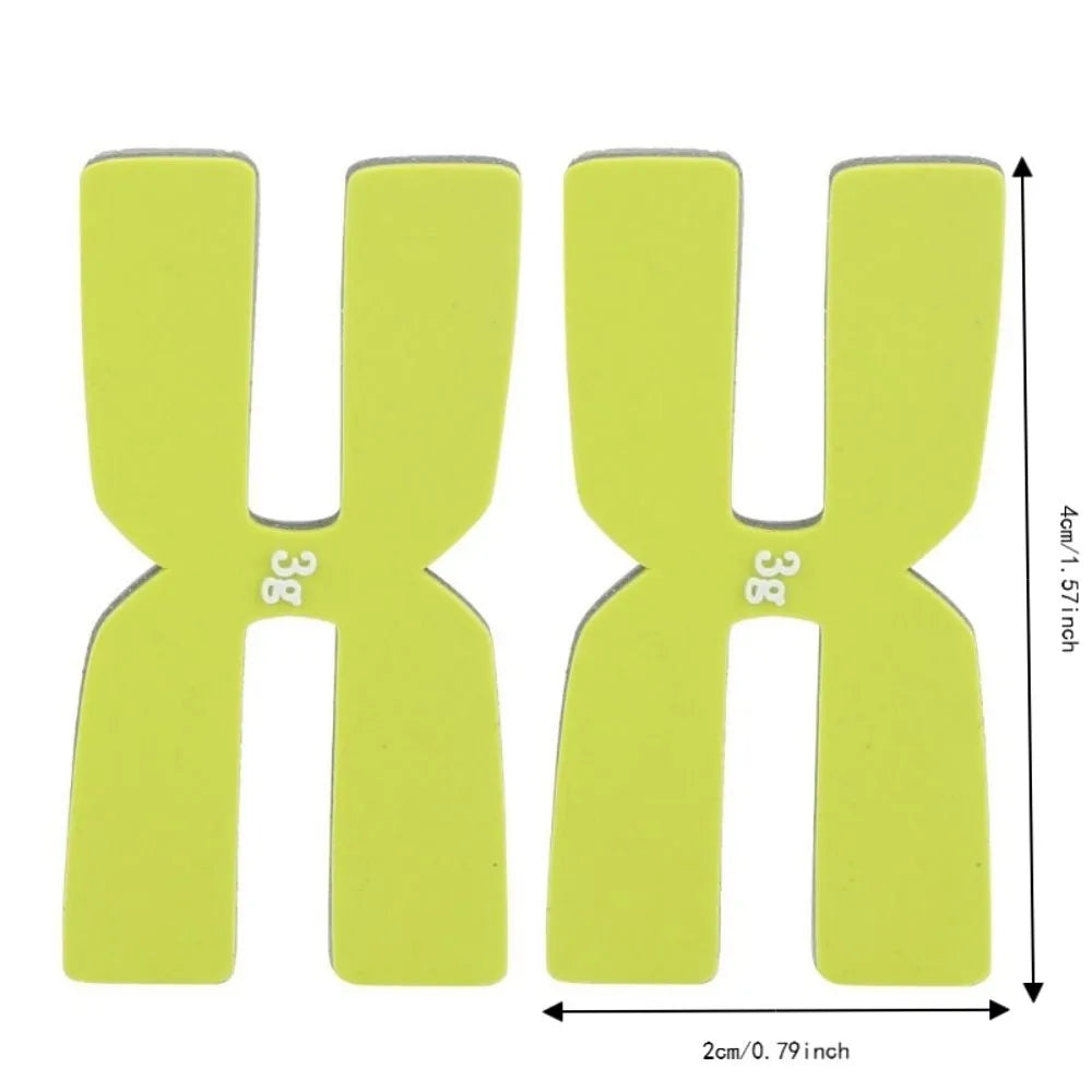 6PCS Silicone Tennis Racket Weight Balance Strips – H Shape Racket Weight Strips Nixie
