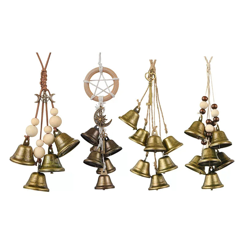 Vintage Hanging Bell Décor – Magic Wind Chimes for Doors