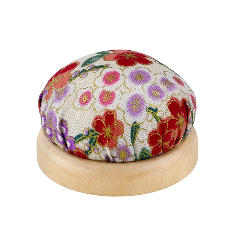 Half Round Embroidery Pincushion Wood Base – DIY Sewing Embroidery Pincushion Nixie A1