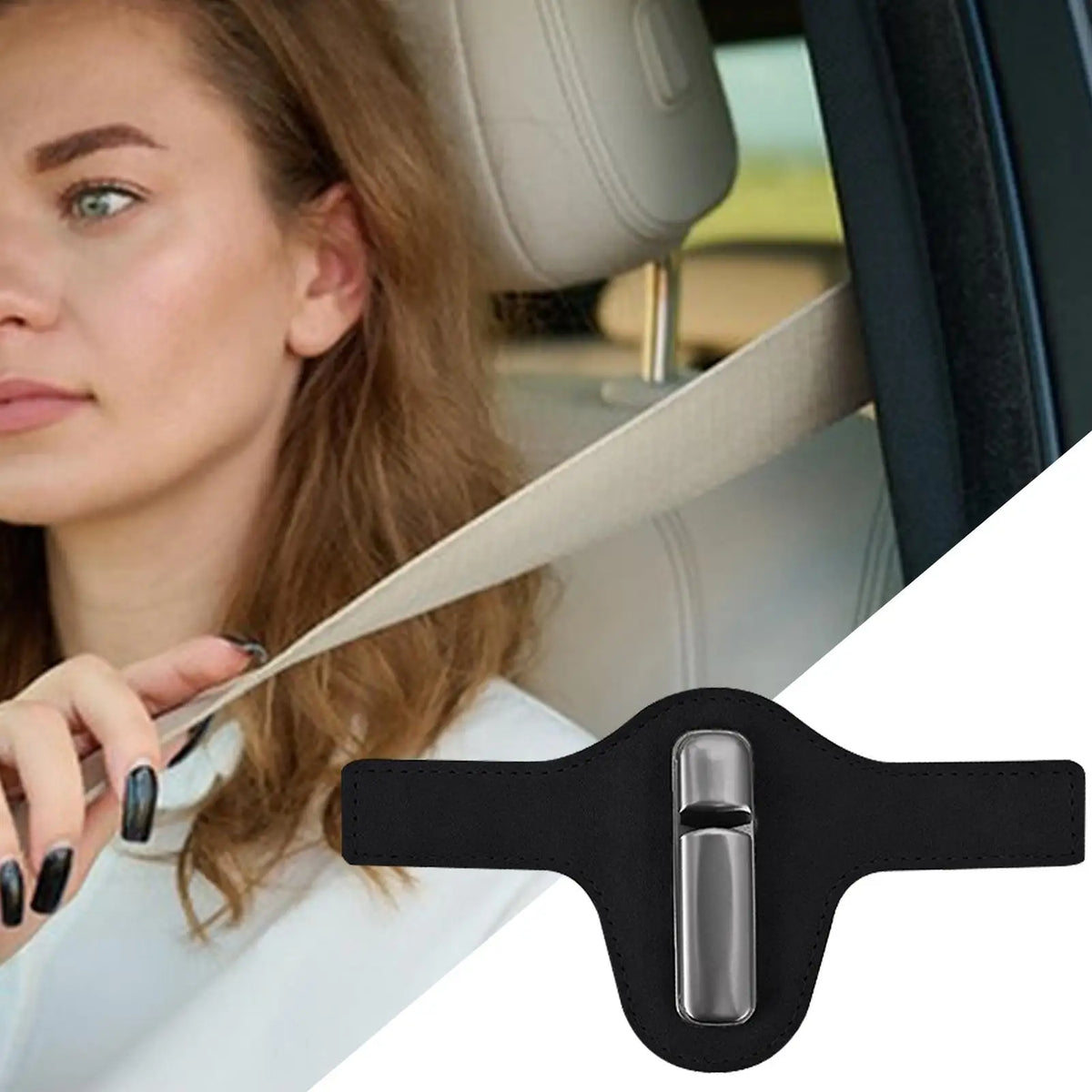 Seat Belt Fix Clip | Quick-Release Noise-Reducing Buckle Retainer