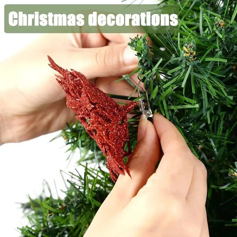Mini Metal Ornament Clips for Christmas Tree, Wedding & Party