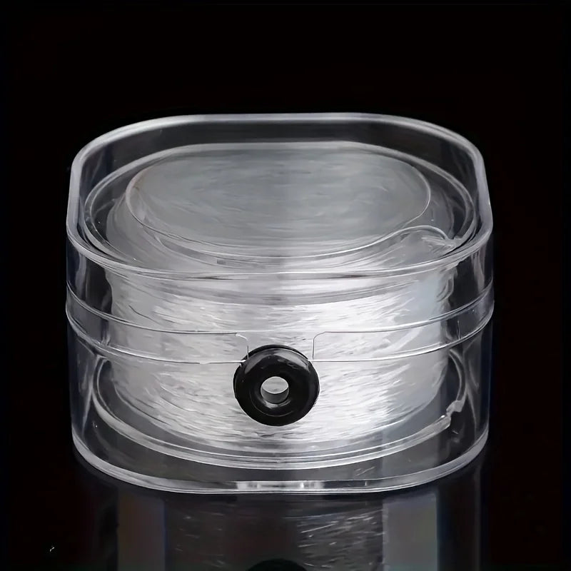 99.97m Elastic Beading Cord Transparent Stretch String | Nixie Elastic Beading Cord Nixie Clear