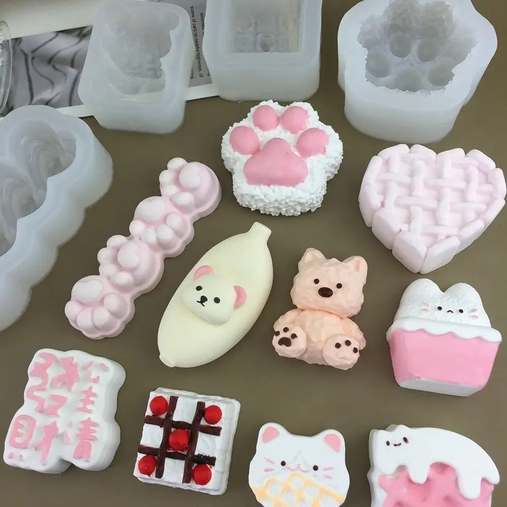 Cute Animal Silicone Baking Mold – Bunny & Kitten Bakeware Silicone Baking Mold Nixie