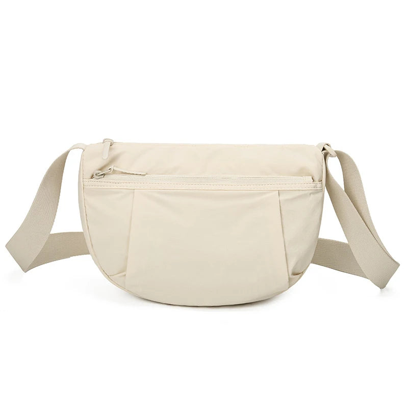 Nixie Dumpling Crossbody Bag – Unisex Multi-Compartment Sling