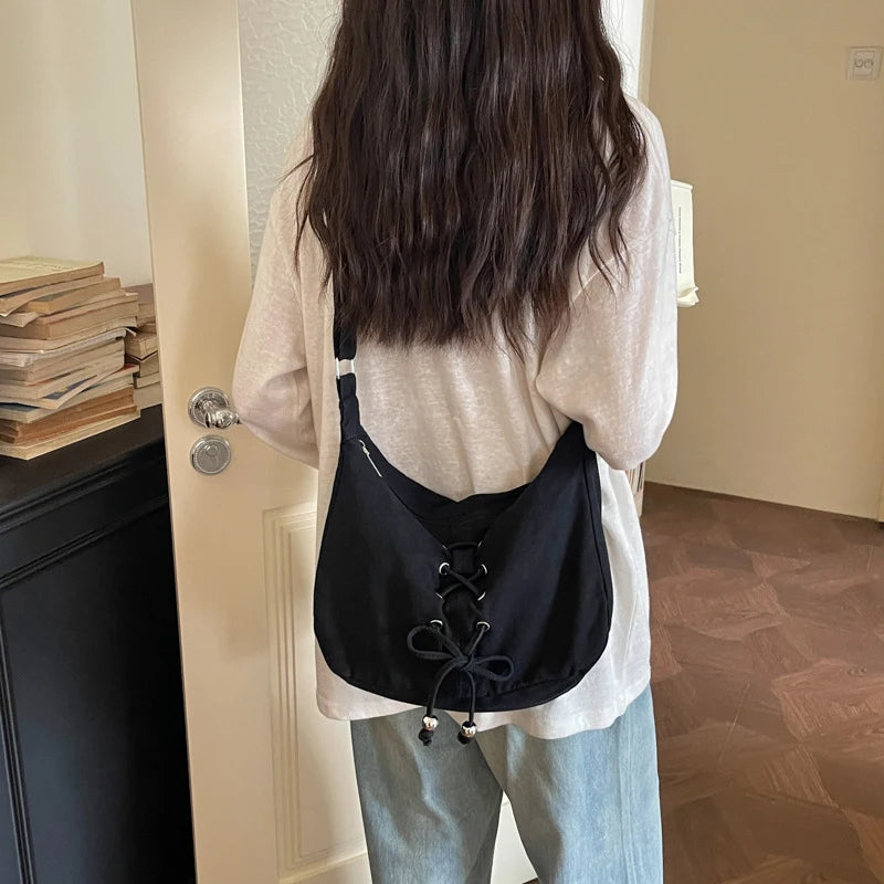Women's Large Canvas Tote Crossbody Shoulder Bag | Nixie Canvas Tote Bag Nixie