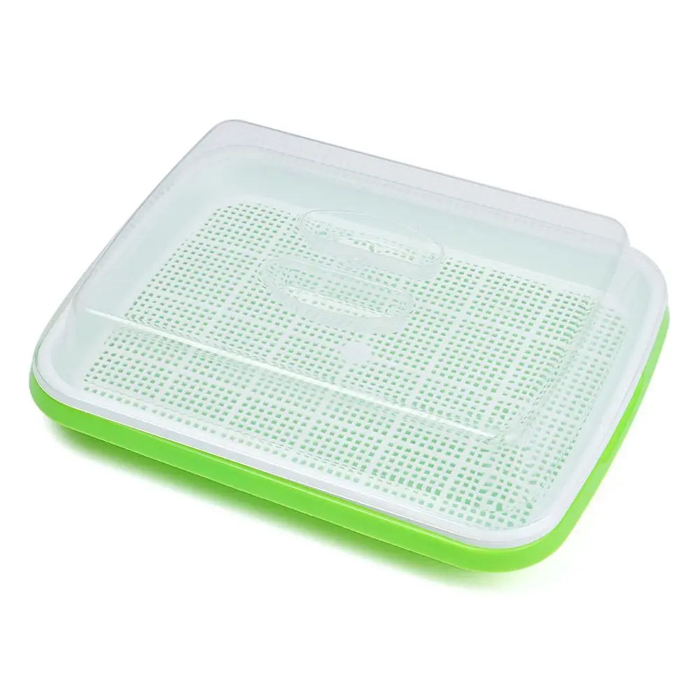 2-Layer Hydroponic Seed Sprouter Tray | Microgreens Grow Kit