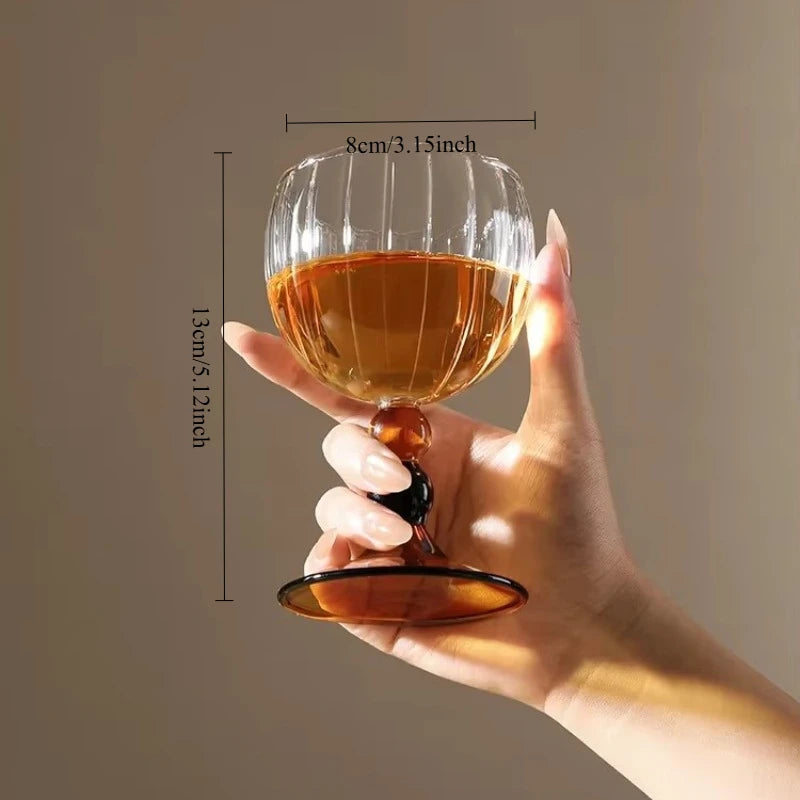 Luxury Champagne & Wine Glass | Heat-Resistant Gift Glass Luxury Drinkware Glass Nixie