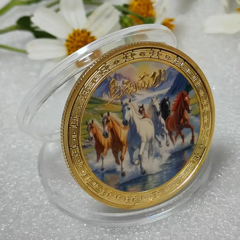 2026 Year of the Horse Commemorative Coins | Lucky New Year Gift Commemorative Coin Nixie