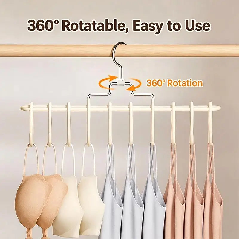 360° Rotating 20-Hook Clothes Hanger | Closet Organizer