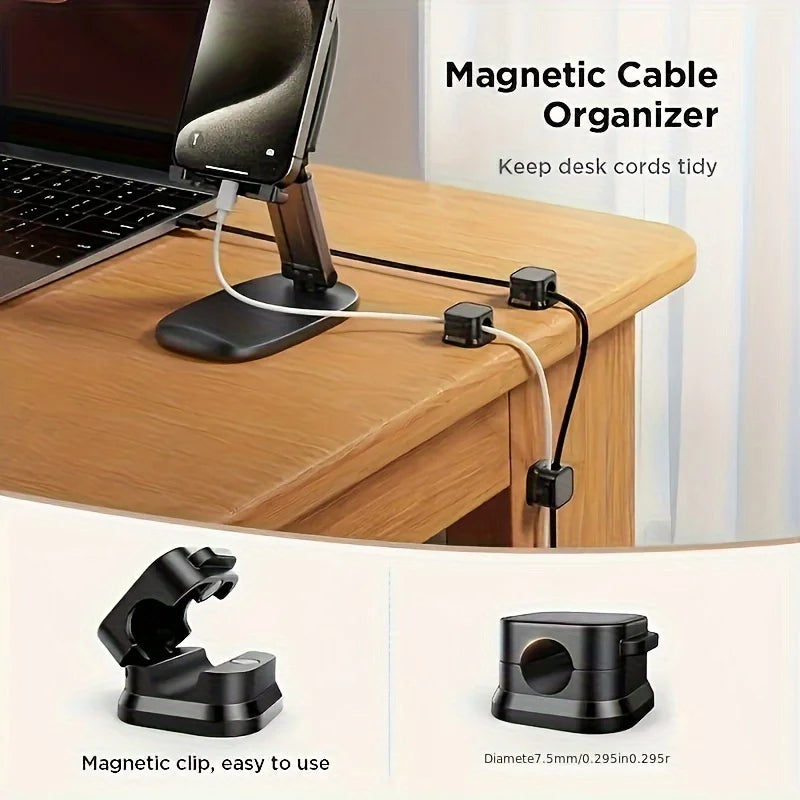 Nixie Magnetic Cable Clip Winder & Cord Organizer for Desk Cable Cord Organizer Nixie