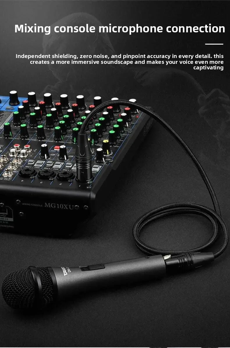 XLR Male to Female Audio Cable – Mic, Speaker & Studio XLR Audio Cable Nixie
