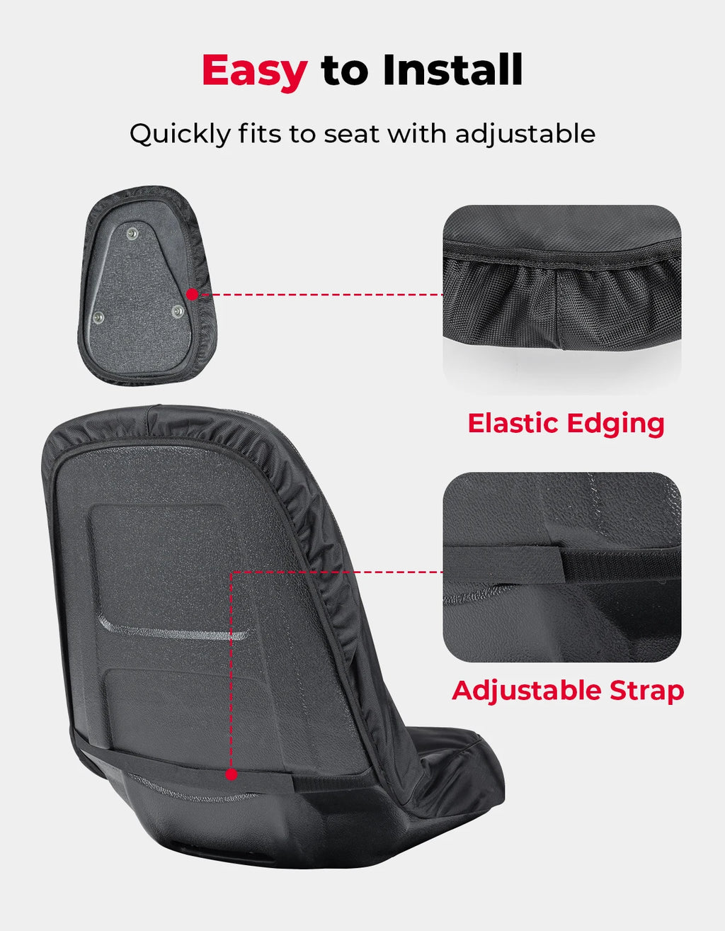 UTV Seat Cover for Hisun Axis Massimo Coleman 500 700 | 1680D UTV Seat Cover Nixie