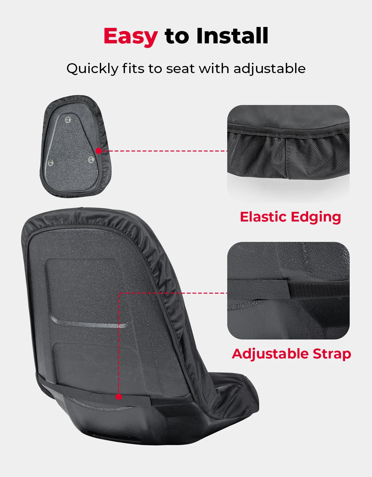 UTV Seat Cover for Hisun Axis Massimo Coleman 500 700 | 1680D UTV Seat Cover Nixie