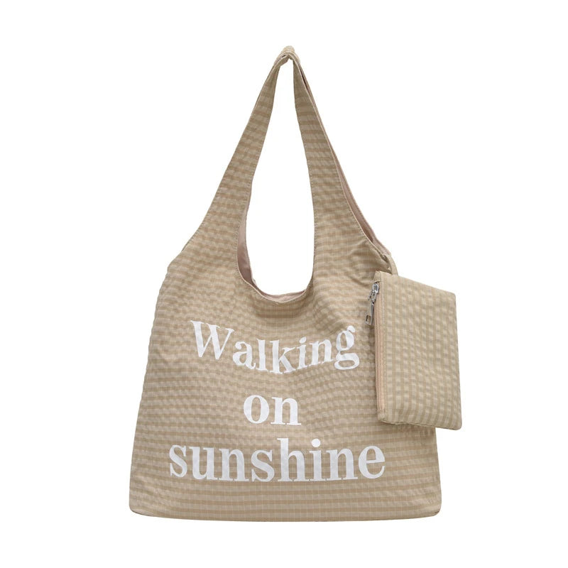 Nixie Canvas Tote Bag – Lightweight Women's Shoulder Bag Canvas Tote Bag Nixie