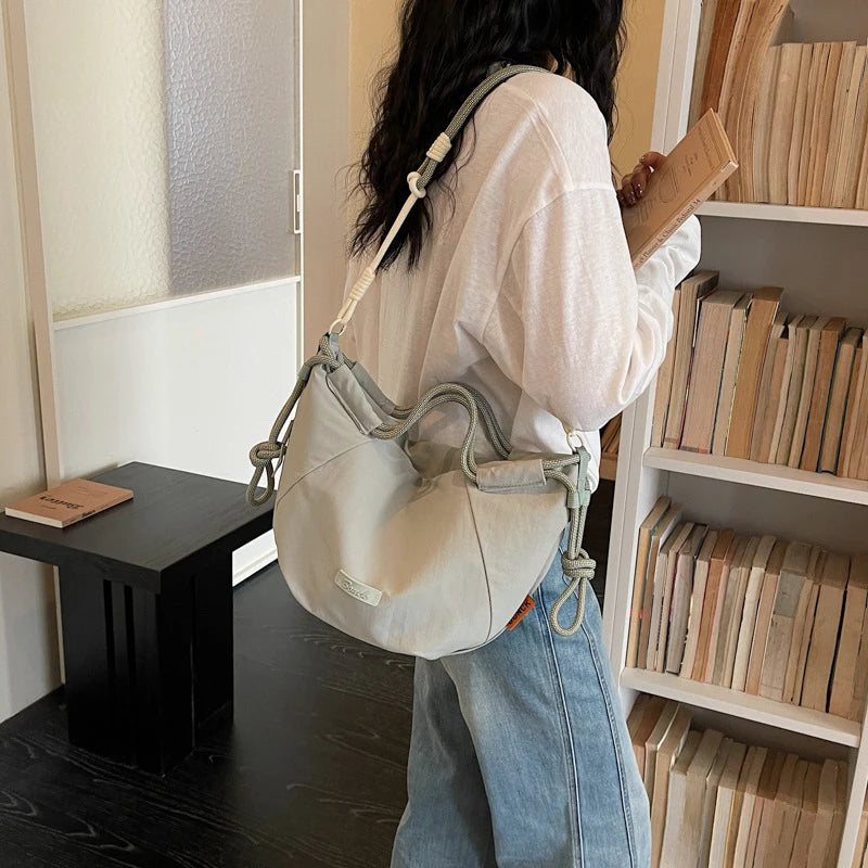 Women's Nylon Dumpling Hobo Bag – Large Crossbody Handbag Crossbody Shoulder Handbag Nixie