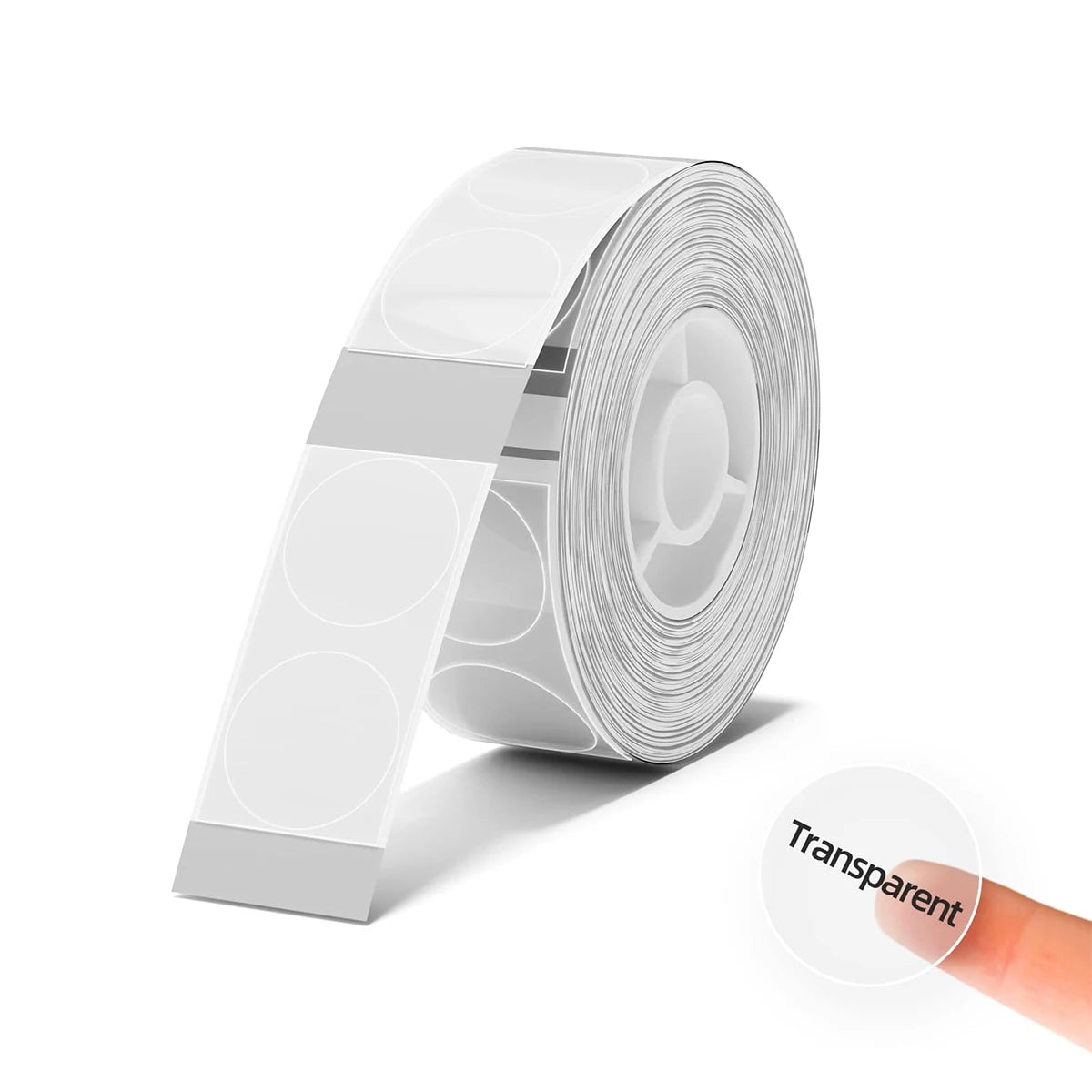 Niimbot D11/D110/D101 Round Transparent Thermal Labels 14x28mm