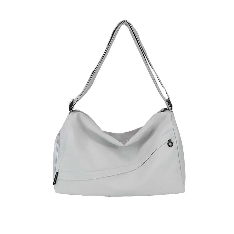 Large Capacity Nylon Crossbody Shoulder Bag for Women Crossbody Shoulder Bag Nixie BB-1214 Gray