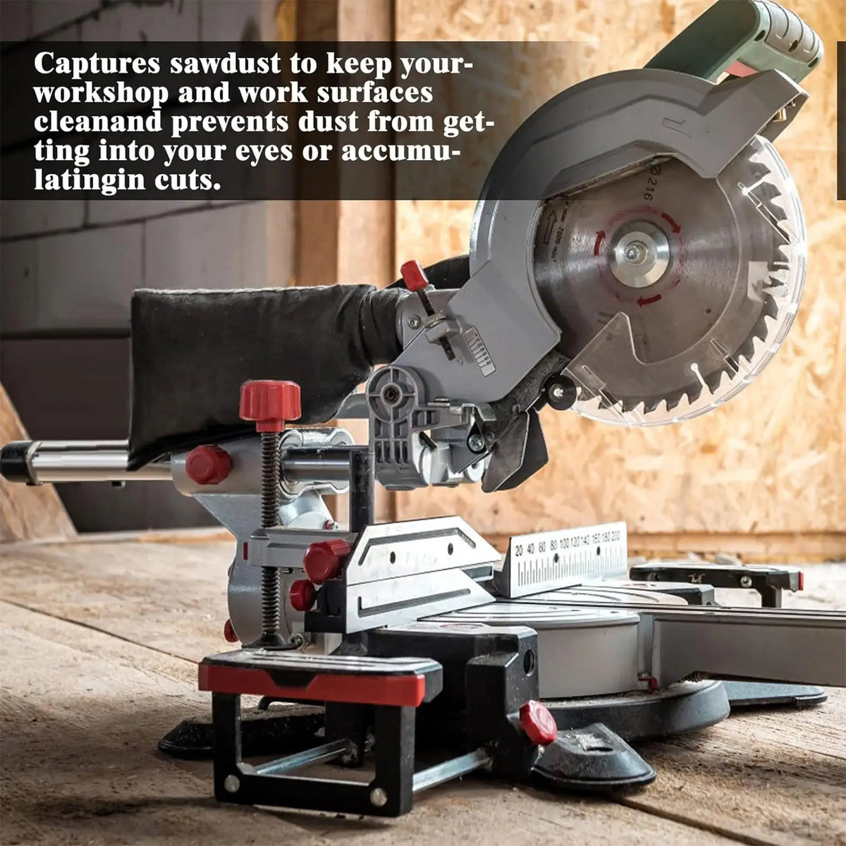 Miter Saw Dust Bag – Nylon Dust Collection Cloth Bag Saw Dust Bag Nixie
