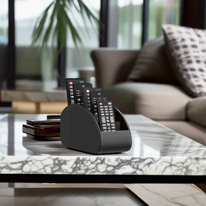Remote Control Holder Caddy Tray – Desktop & Bedside Organizer Desktop Caddy Organizer Nixie