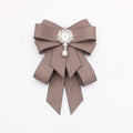Luxury Rhinestone Bow Tie Brooch – Crystal Ribbon Pin Accessory Bow Tie Brooch Nixie P