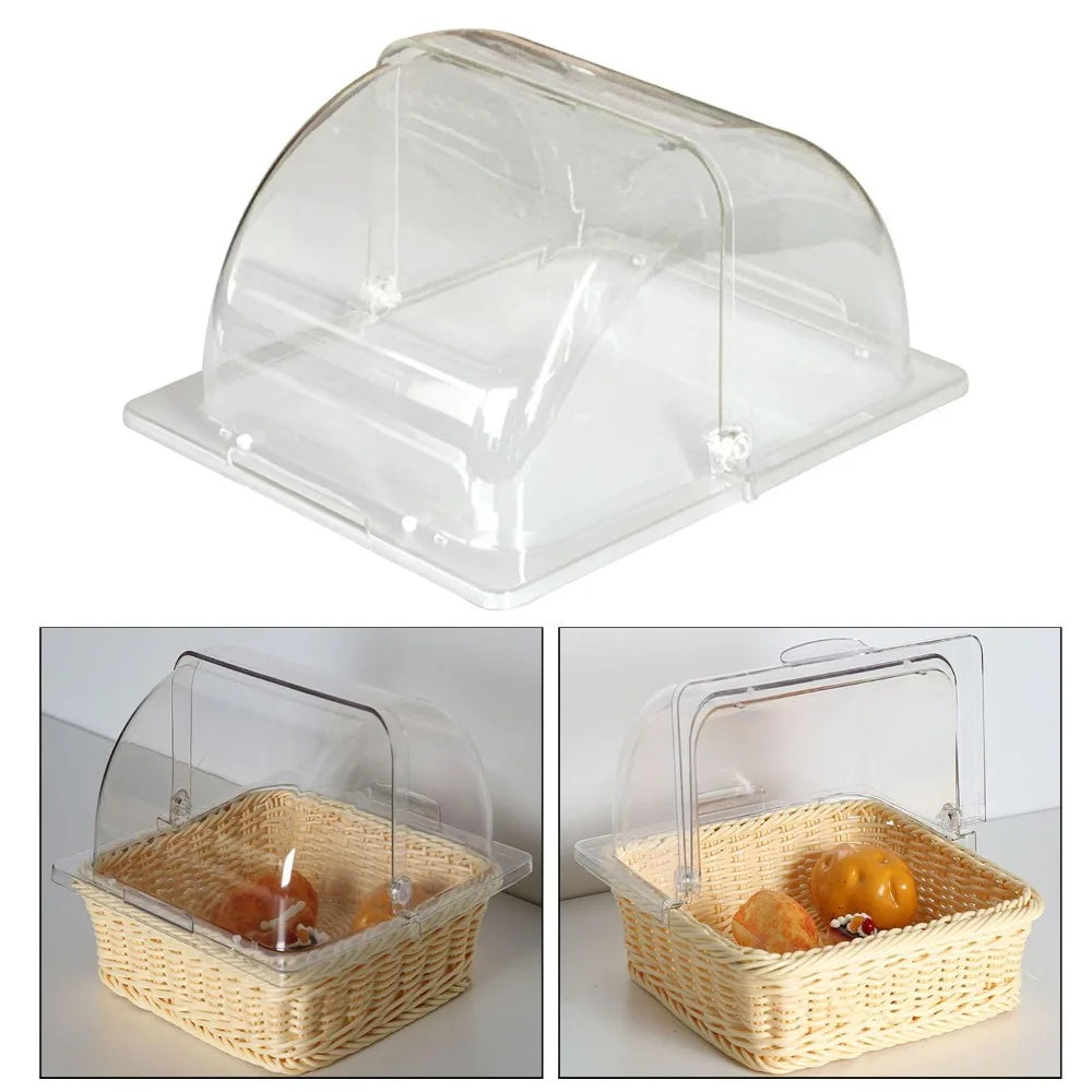 Transparent Food Display Cover Dustproof Dome Lid for Pastries Food Display Cover Nixie