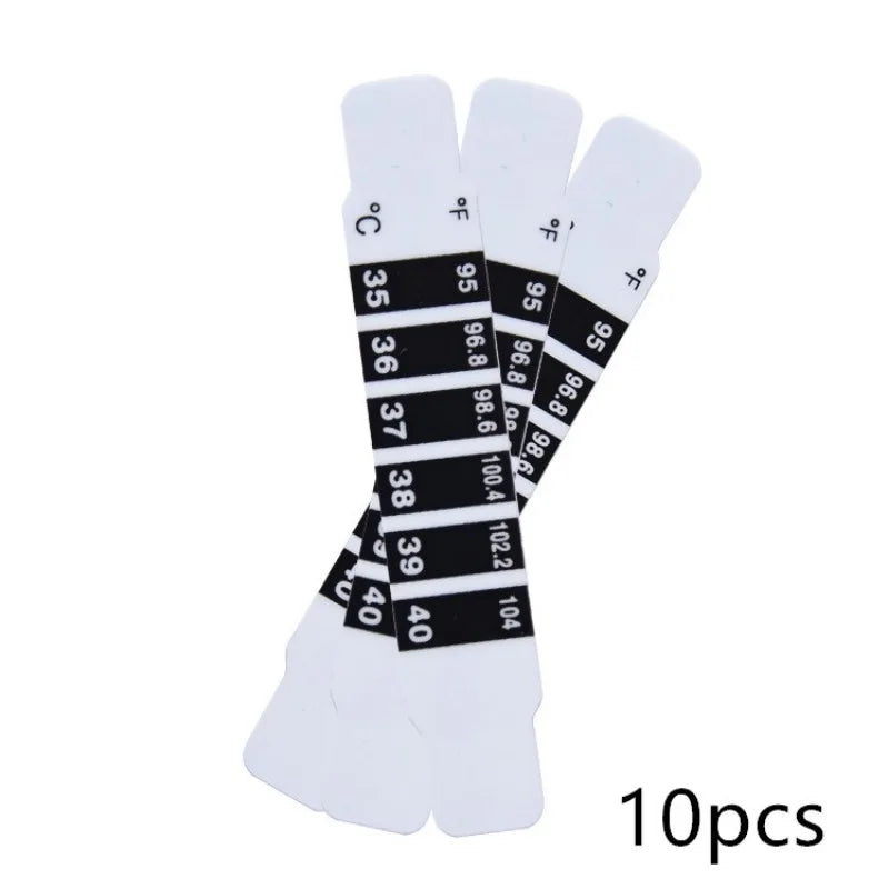 Forehead Strip Thermometer for Baby & Kids – 5 or 10 Pcs Baby Thermometer Strip Nixie 10pcs