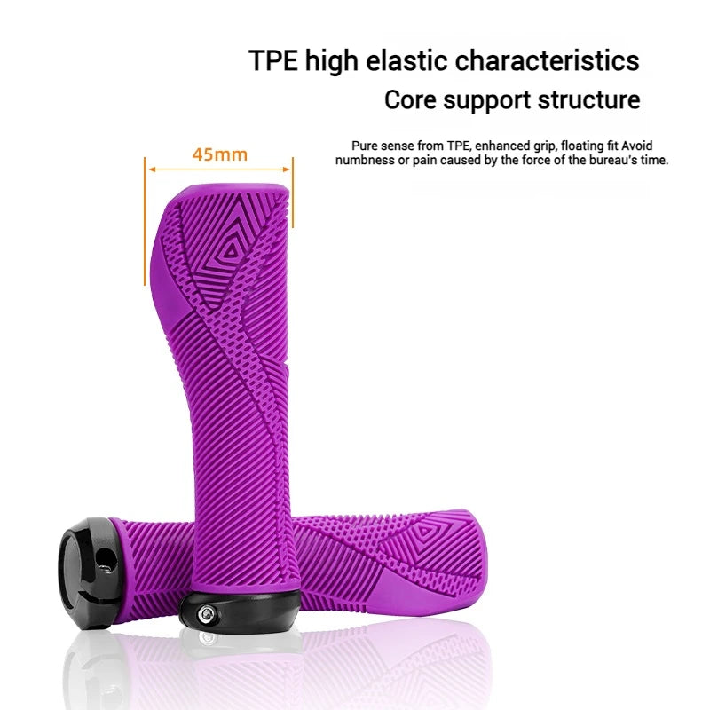 ENLEE Ergonomic MTB Bike Handlebar Grips – Anti-Slip, Shockproof Bike Handlebar Grips Nixie